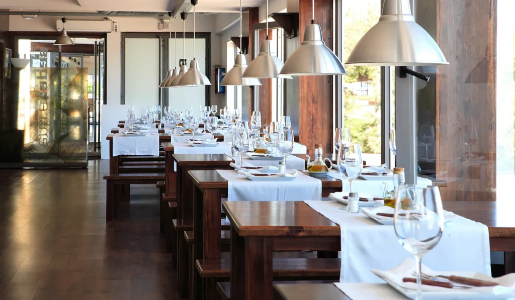 Contact Us DL - ADM Contractors, LLC - ADM Contractors, LLC Renovated Restaurant Interior